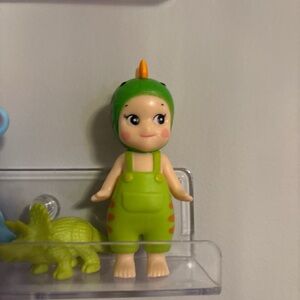 Green Dinosaur Costume Doll